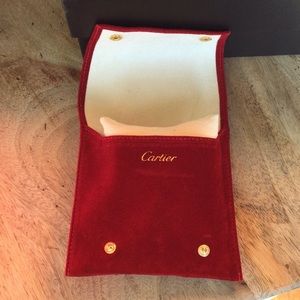 CARTIER travel pouch w/pillow bundle of 5 -